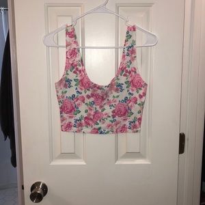 Floral crop top